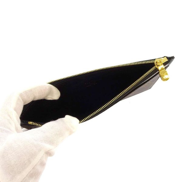 m80348 04 Louis Vuitton Slim Purse Long Wallet Black