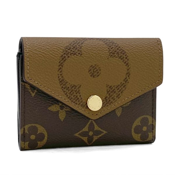 m80725 001 Louis Vuitton Portefeuille Zoe Monogram Giant Reverse Wallet