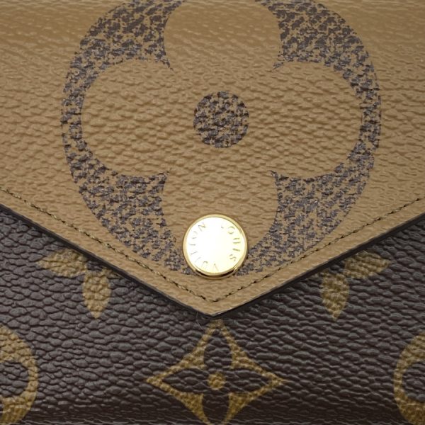 m80725 04 Louis Vuitton Portefeuille Zoe Monogram Giant Reverse Wallet