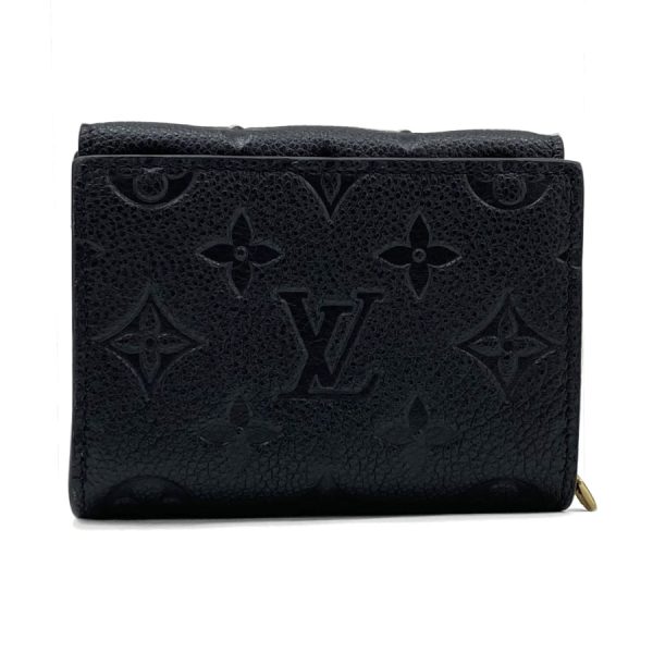 m80880 02 Louis Vuitton Monogram Empreinte Wallet Bifold Black Gold