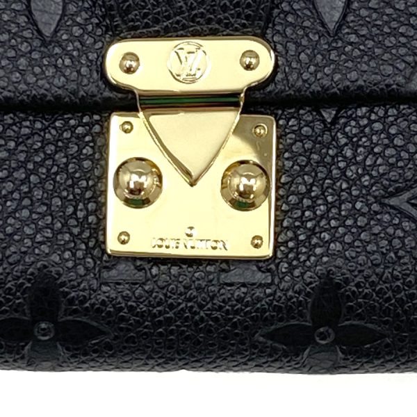 m80880 06 Louis Vuitton Monogram Empreinte Wallet Bifold Black Gold