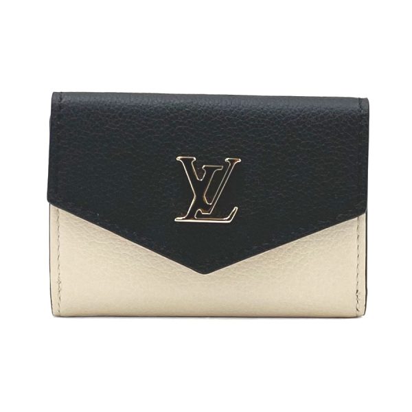 m80984 10 Louis Vuitton Leather Wallet Tri Fold Mini Black Ivory White Pink