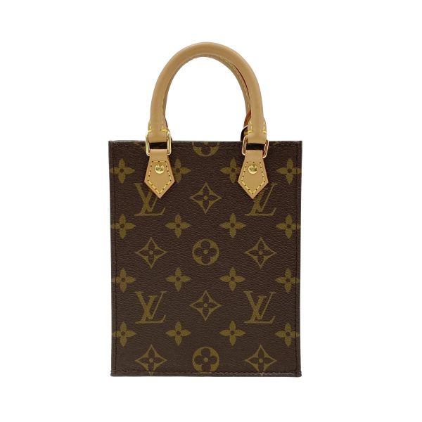 m81295 02 Louis Vuitton Monogram Handbag Petite Sac Plat