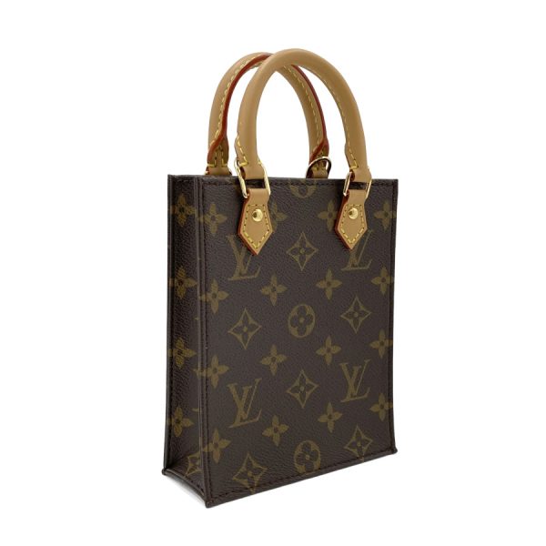 m81295 04 Louis Vuitton Monogram Handbag Petite Sac Plat