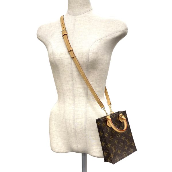 m81295 07 Louis Vuitton Monogram Handbag Petite Sac Plat