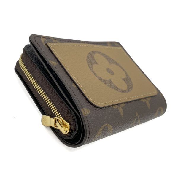 m81461 05 Louis Vuitton Monogram Giant Wallet Bifold Round Zipper