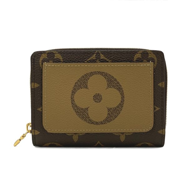 m81461 10 Louis Vuitton Monogram Giant Wallet Bifold Round Zipper