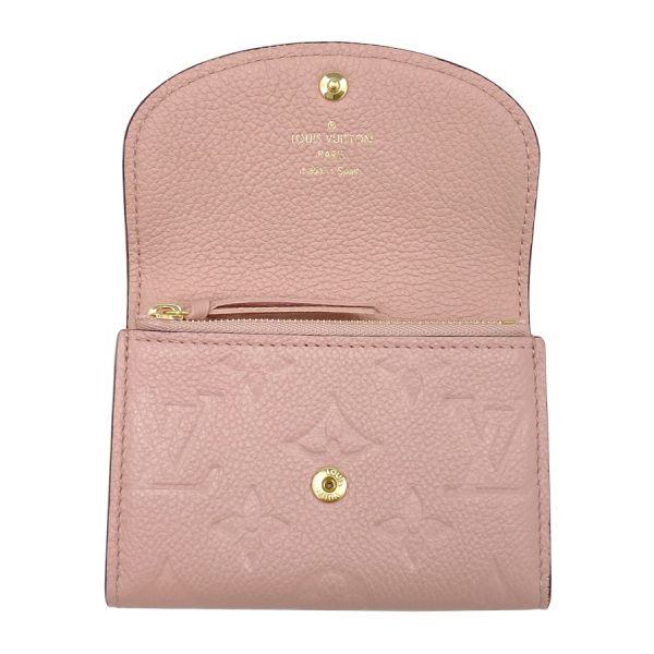 m81520 03 Louis Vuitton Monogram Empreinte Wallet Tri Fold Pink Gold