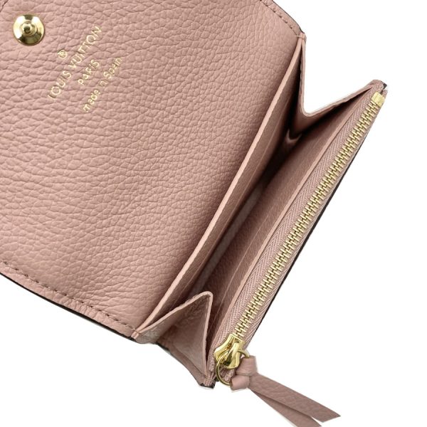 m81520 05 Louis Vuitton Monogram Empreinte Wallet Tri Fold Pink Gold