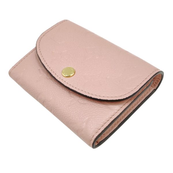 m81520 07 Louis Vuitton Monogram Empreinte Wallet Tri Fold Pink Gold