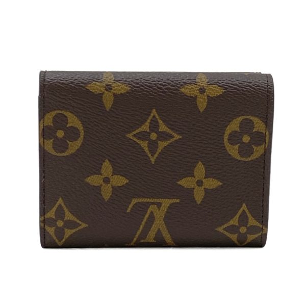 m81665 02 Louis Vuitton Monogram Wallet Tri Fold Compact Mini Pink Gold