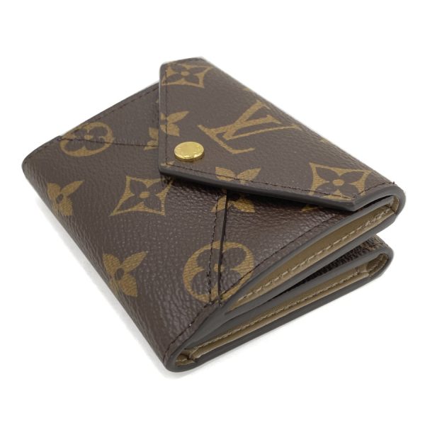 m81667 05 Louis Vuitton Monogram Shimmer Wallet Tri Fold Compact Mini Champagne Gold