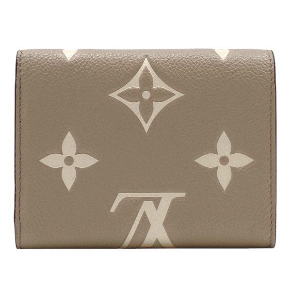 m81861 03 Louis Vuitton Monogram Empreinte Wallet Tri Fold Beige