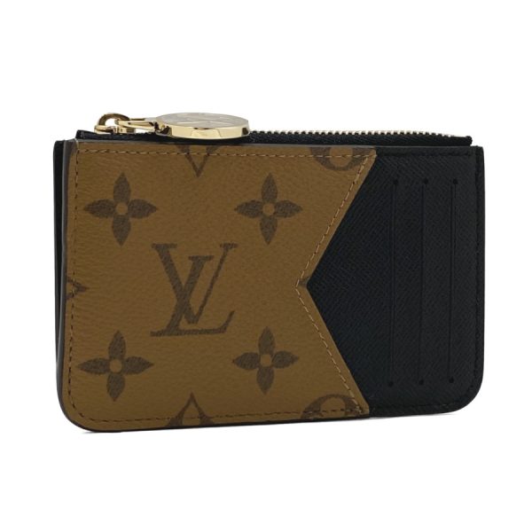 m81912 01 Louis Vuitton Monogram Reverse Card Case Coin Case