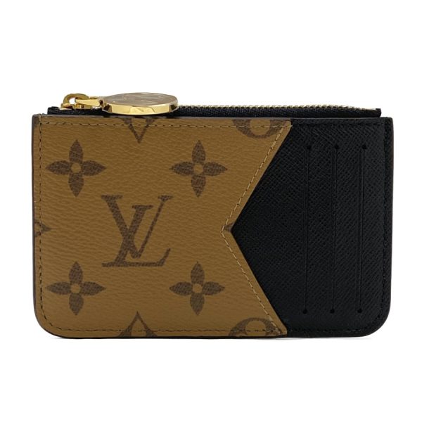 m81912 02 Louis Vuitton Monogram Reverse Card Case Coin Case