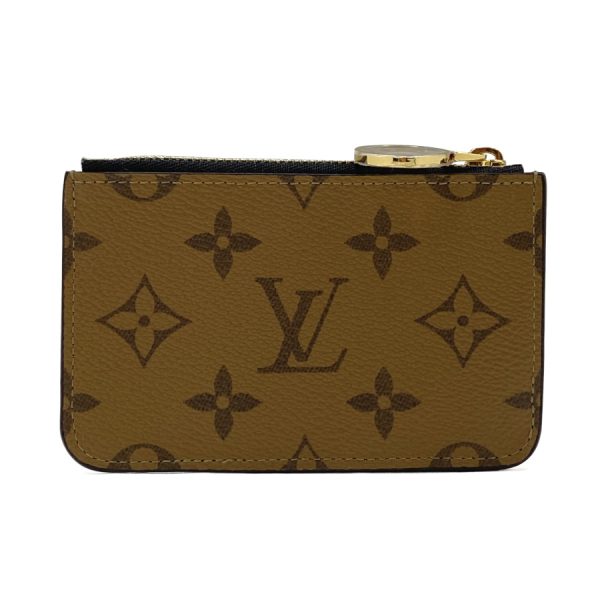 m81912 03 Louis Vuitton Monogram Reverse Card Case Coin Case