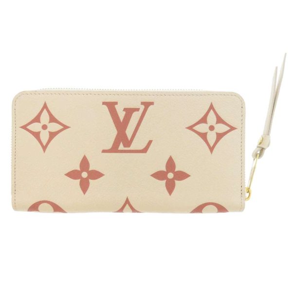 m81914 03 Louis Vuitton Round Zipper Long Wallet Cream