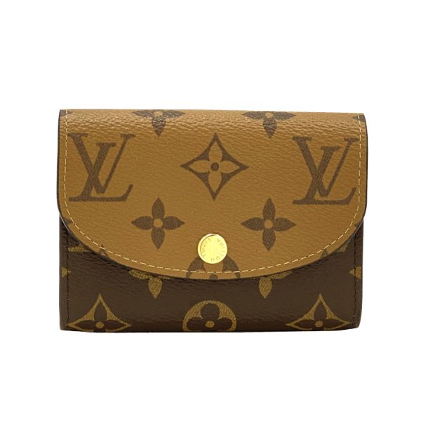 m82333 02 Louis Vuitton Monogram Reverse Coin Case Wallet