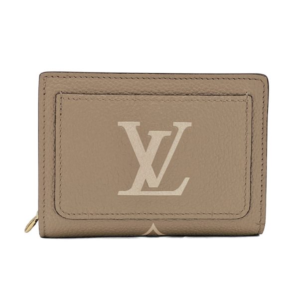 m82370 02 Louis Vuitton Monogram Empreinte Wallet Bifold Beige Greige