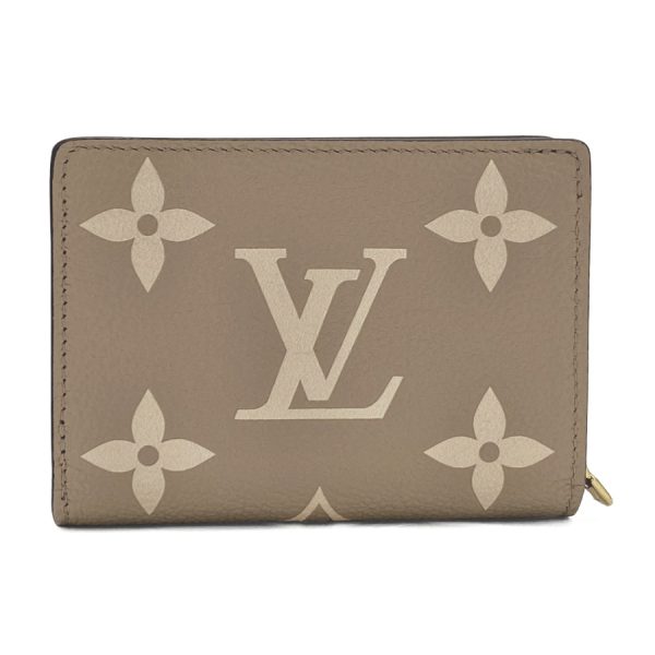 m82370 03 Louis Vuitton Monogram Empreinte Wallet Bifold Beige Greige