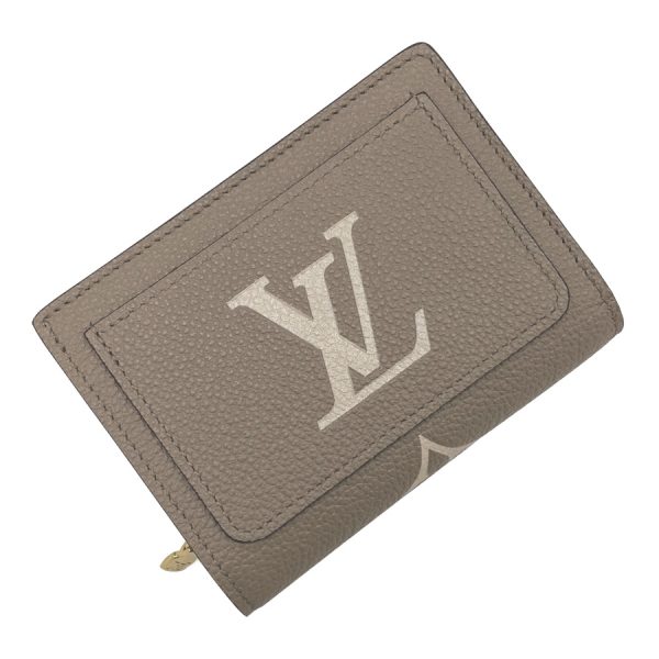 m82370 07 Louis Vuitton Monogram Empreinte Wallet Bifold Beige Greige