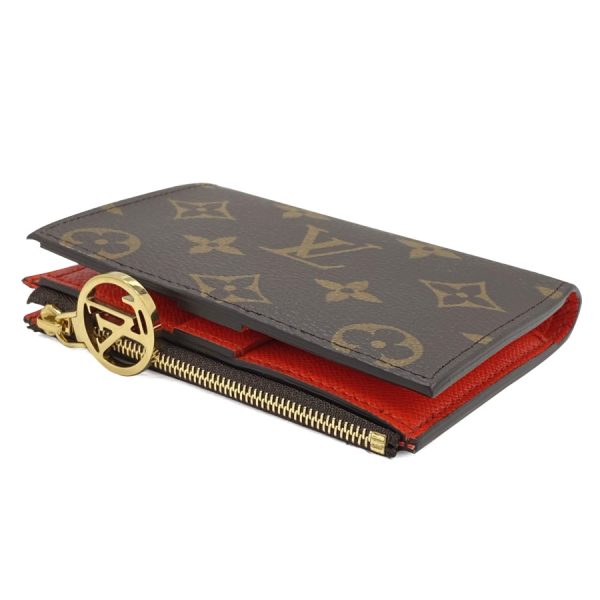 m82381 08 Louis Vuitton Wallet Compact Folding Tonic Orange Gold