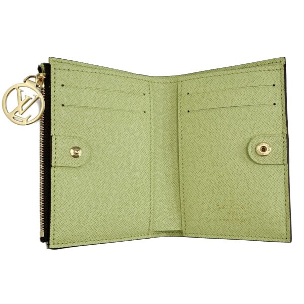 m82382 05 Louis Vuitton Wallet Compact Folding Vert Green Gold