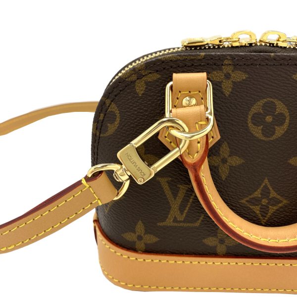 m82717 08 Louis Vuitton Monogram Handbag Nano Alma