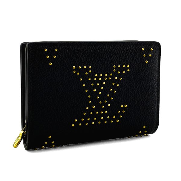 m82902 003 Louis Vuitton Monogram Empreinte Wallet Bifold Gold Black