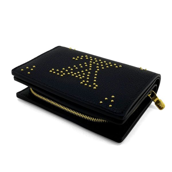 m82902 004 Louis Vuitton Monogram Empreinte Wallet Bifold Gold Black