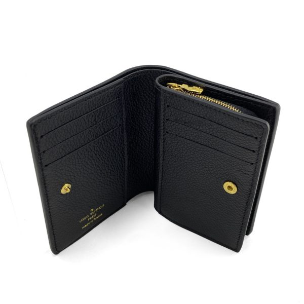 m82902 007 Louis Vuitton Monogram Empreinte Wallet Bifold Gold Black