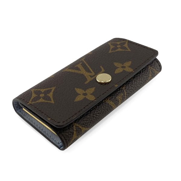 m82923 03 Louis Vuitton Monogram Key Case 4 Rows Armagnac Blue