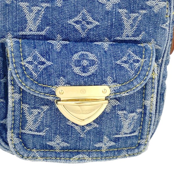 m82948 5 Louis Vuitton Fairfax Monogram Denim Remix Pochette Bag Blue