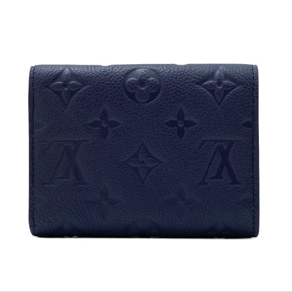 m83590 3 Louis Vuitton Monogram Empreinte Wallet Tri Fold Navy Blue