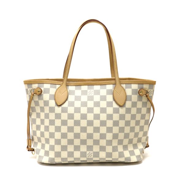 mah05501 1 Louis Vuitton Neverfull PM Tote Bag White Gray