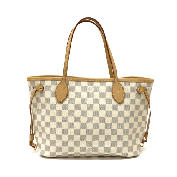 mah05501 2 Louis Vuitton Neverfull PM Tote Bag White Gray