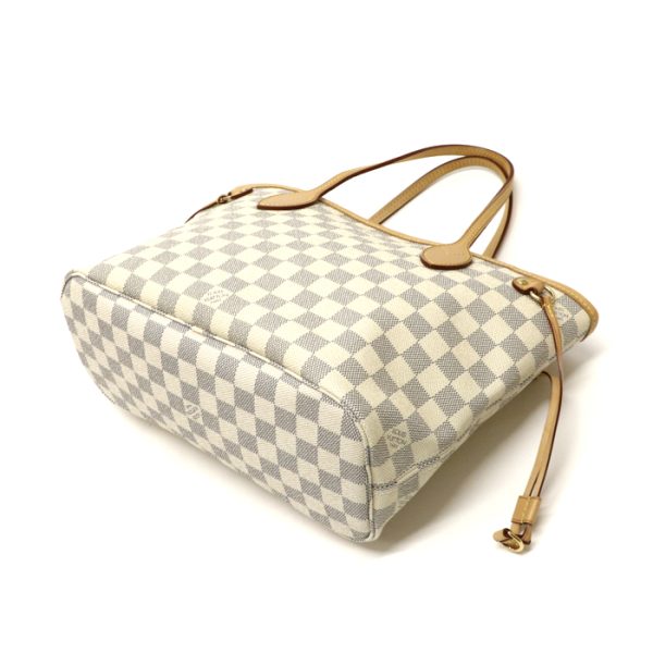 mah05501 3 Louis Vuitton Neverfull PM Tote Bag White Gray