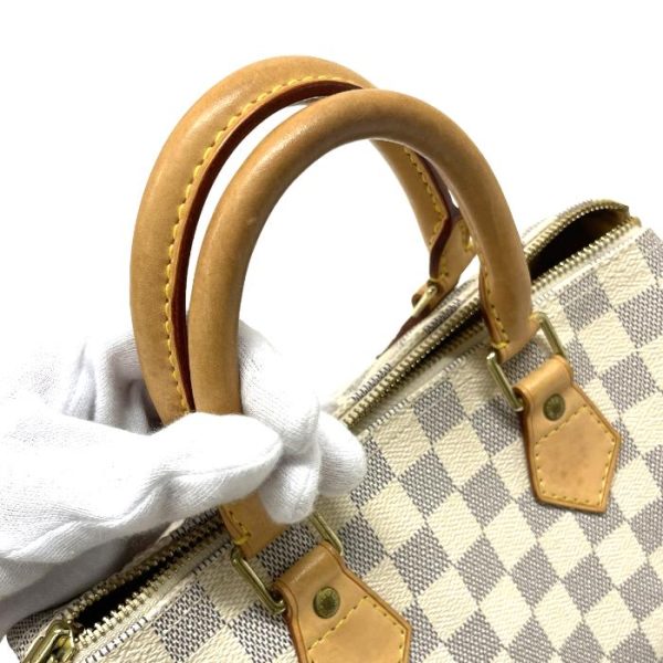 maj02047 6 Louis Vuitton Speedy 25 Handbag Boston White Gray