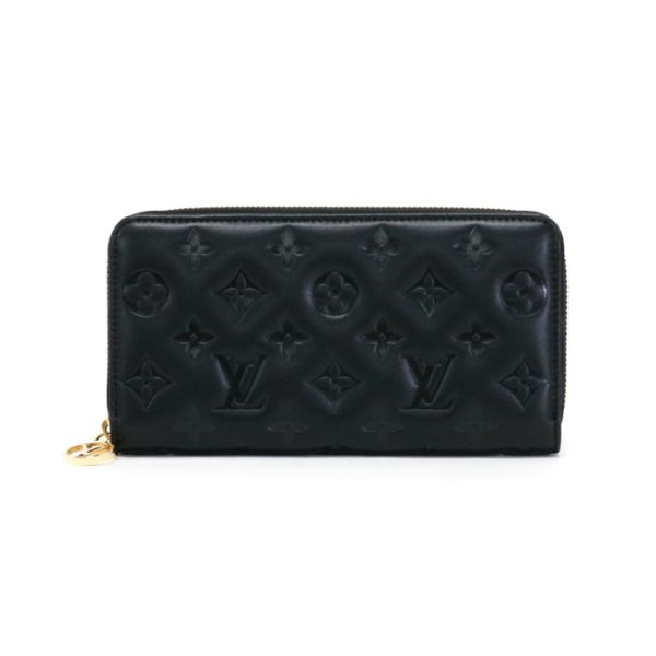 man26055 1 Louis Vuitton Zippy Long Wallet Round Zipper Noir