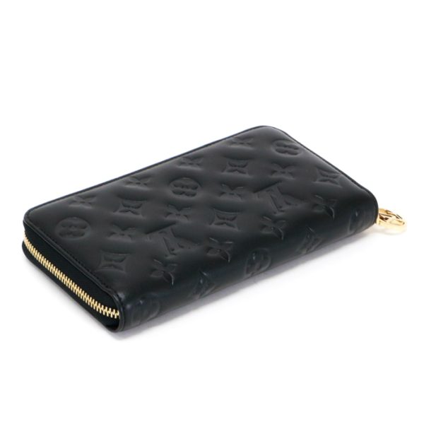 man26055 3 Louis Vuitton Zippy Long Wallet Round Zipper Noir