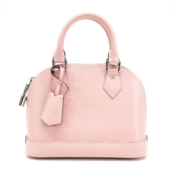 mao26005 2 Louis Vuitton Alma BB Epi Handbag Rose Ballerine