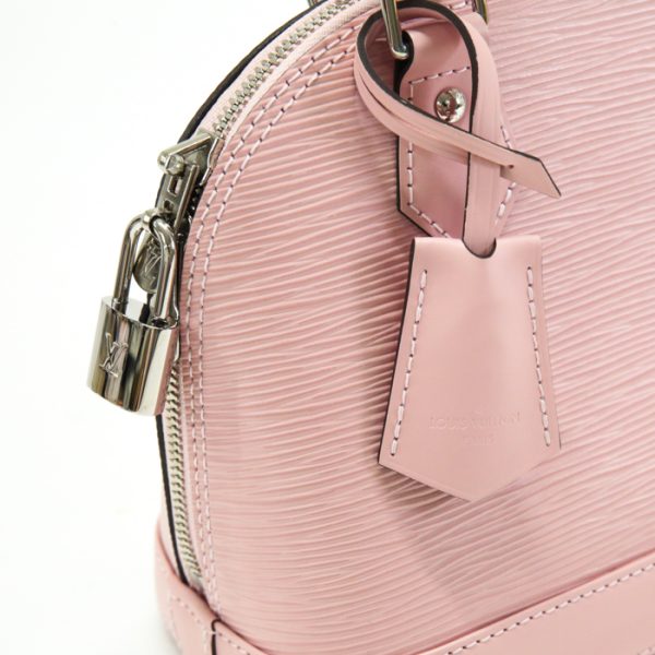 mao26005 7 Louis Vuitton Alma BB Epi Handbag Rose Ballerine