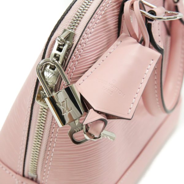 mao26005 8 Louis Vuitton Alma BB Epi Handbag Rose Ballerine