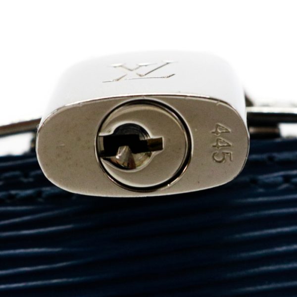 map19005 4 Louis Vuitton Alma BB Epi Handbag Mini Andigo Blue