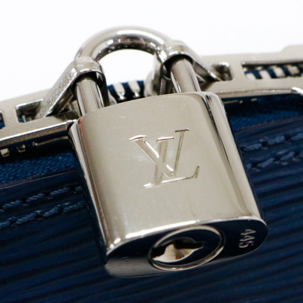 map19005 5 Louis Vuitton Alma BB Epi Handbag Mini Andigo Blue