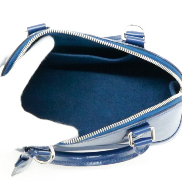 map19005 8 Louis Vuitton Alma BB Epi Handbag Mini Andigo Blue