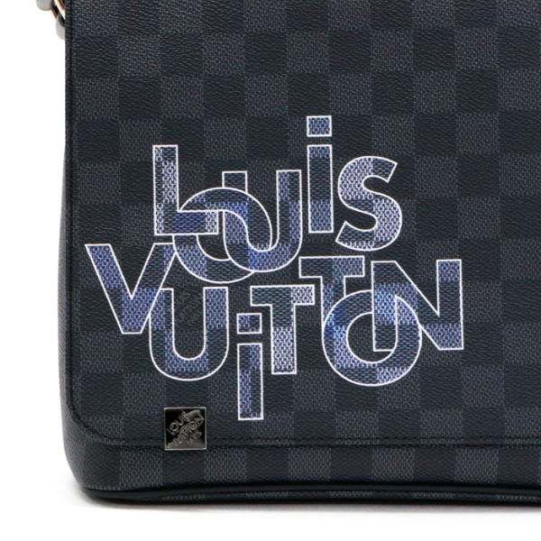 map20006 6 Louis Vuitton District PM Shoulder Bag Black Gray