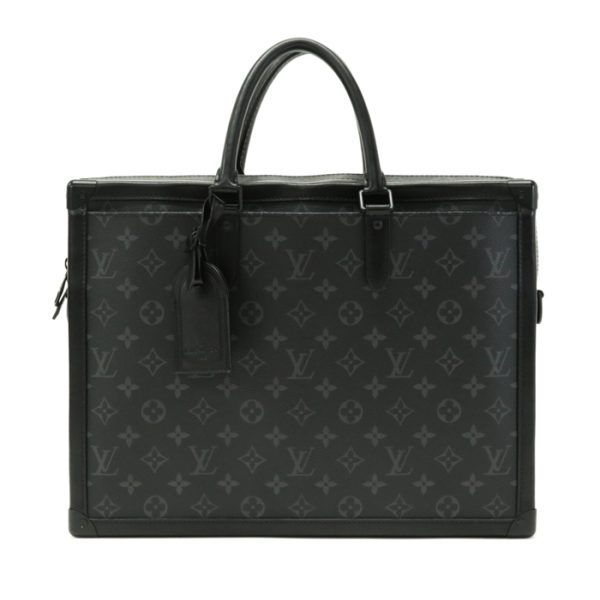 mar10002 2 Louis Vuitton Soft Trunk Briefcase Business Black