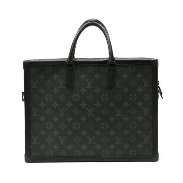 mar10002 4 Louis Vuitton Soft Trunk Briefcase Business Black