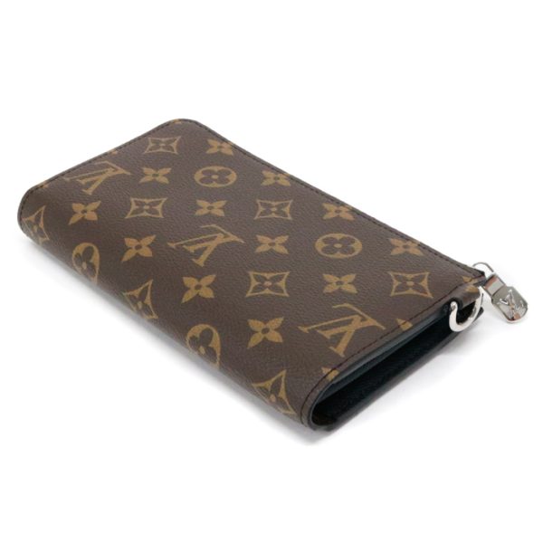 mas26012 3 LOUIS VUITTON Zippy Dragonne Monogram Macassar Long Wallet Clutch